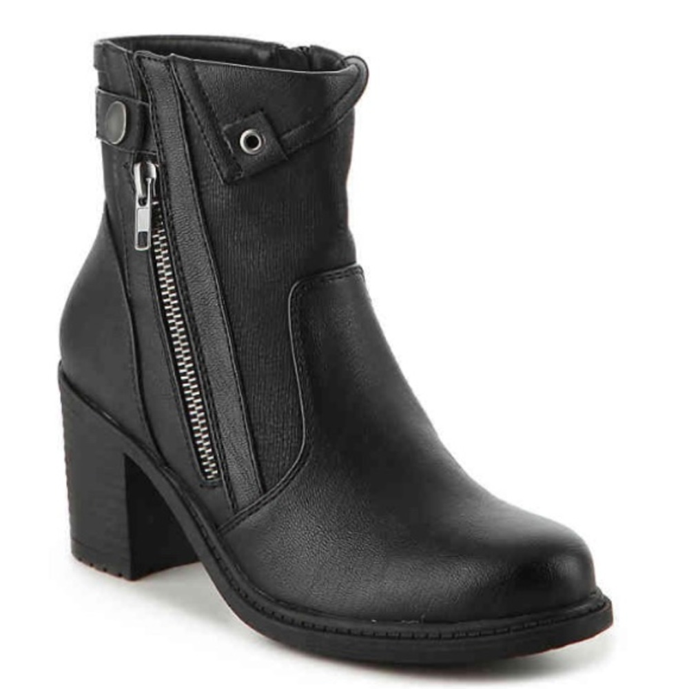 Black Ankle Booties by Crown Vintage.